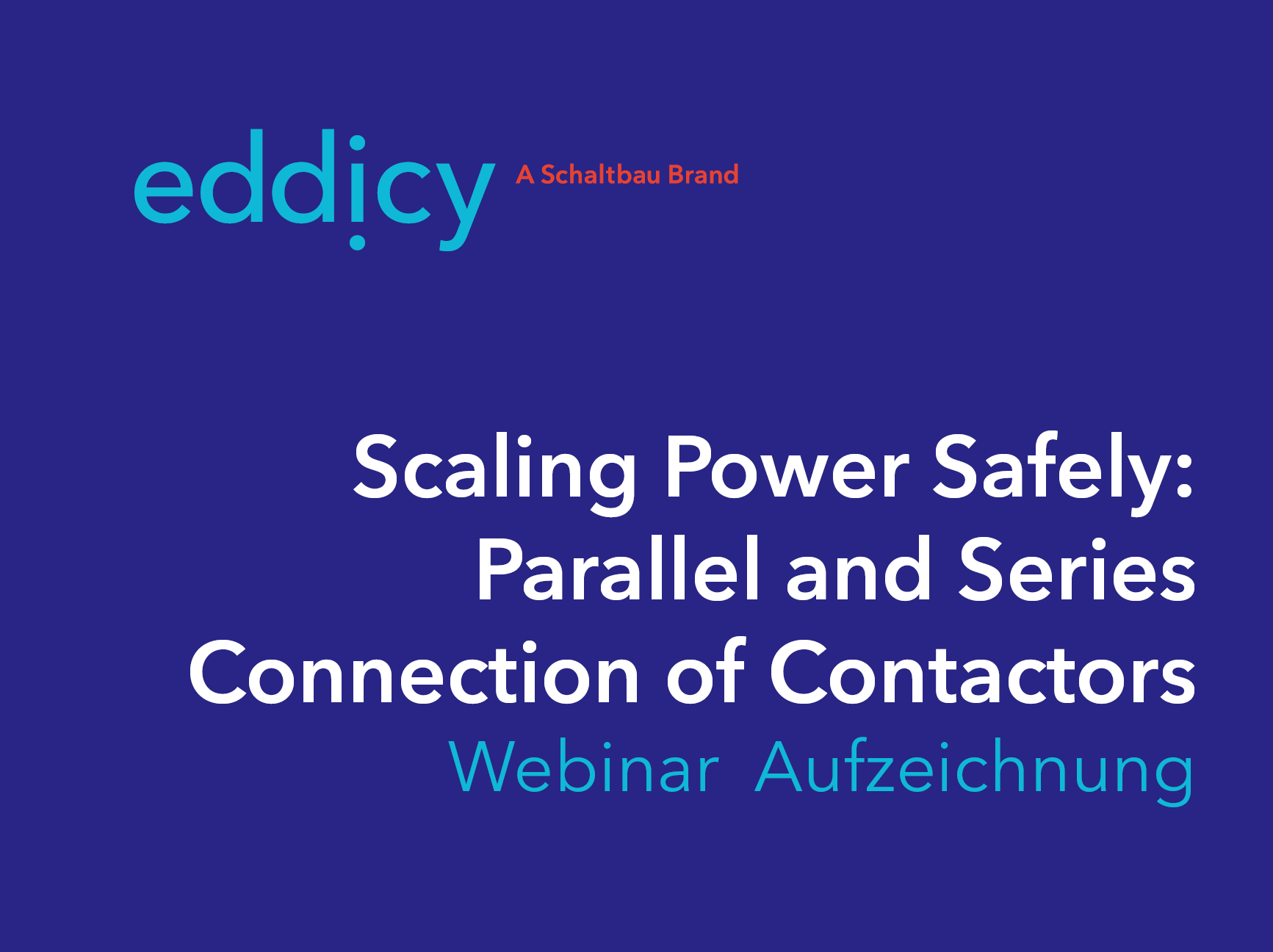 Webinar Parallel And Series Connection Rec Teaser De