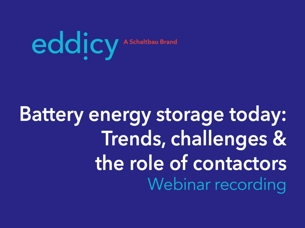 Battery energy storage today - Webinar recording | Schaltbau