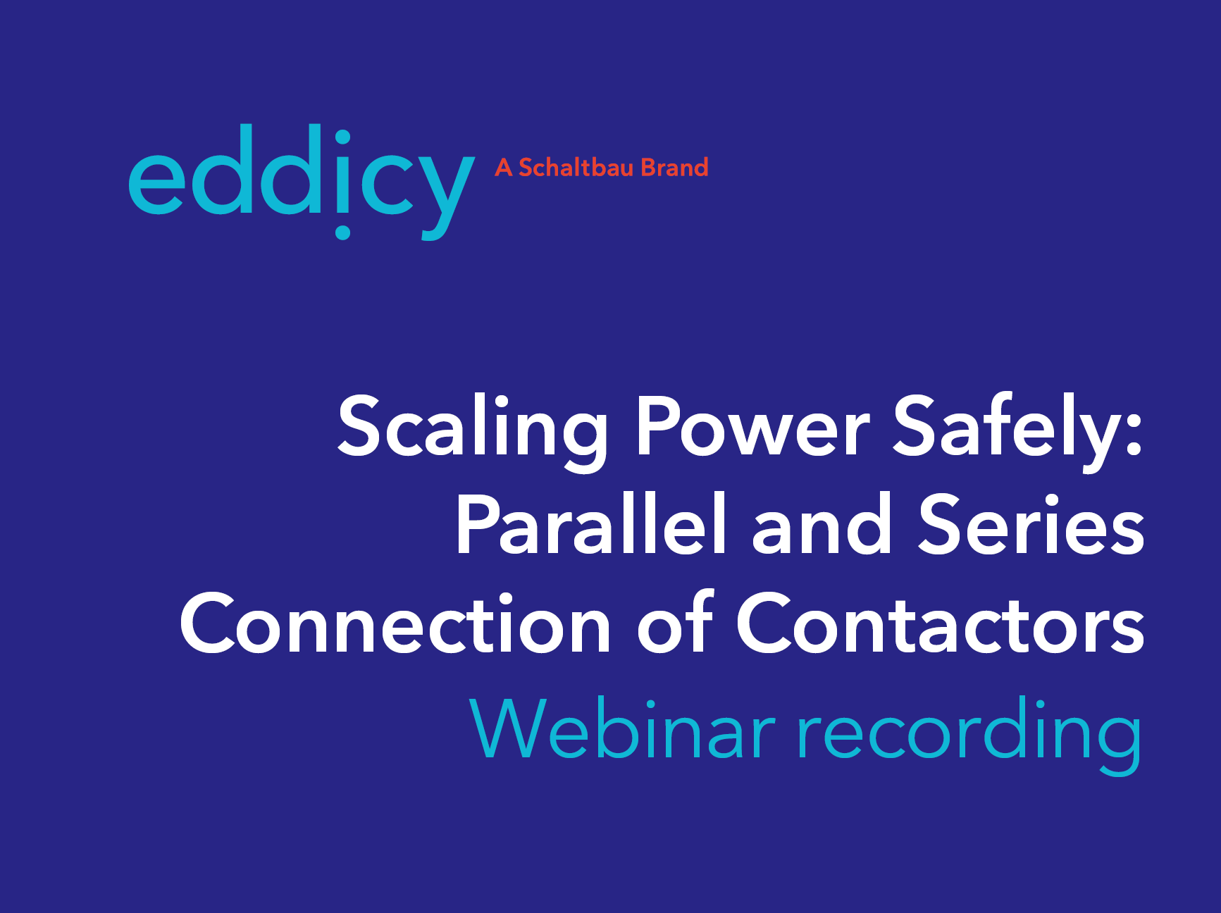 Webinar Parallel And Series Connection Rec Teaser