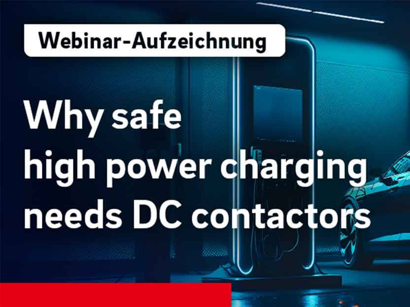 On Demand | Why safe high power charging needs DC contactors